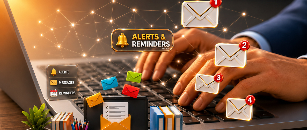 Alerts and Reminders Banner